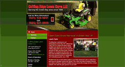Desktop Screenshot of cuttingedgelawncarewi.com
